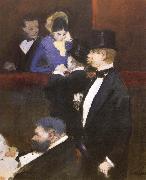 Jean-Louis Forain A Box at the Opea china oil painting reproduction